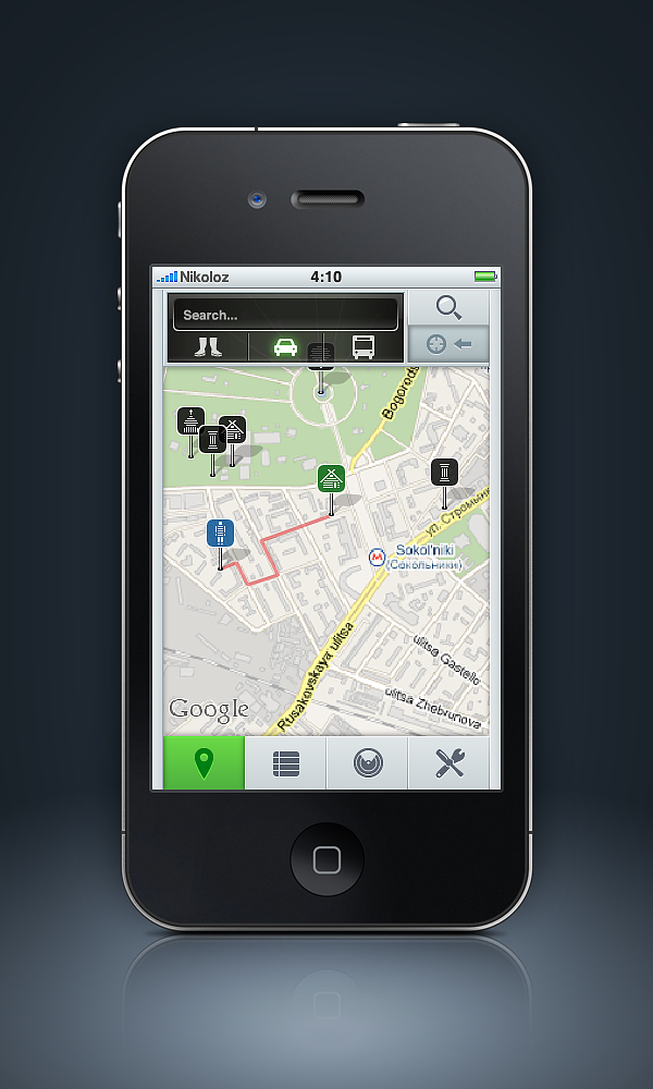 導航未來 手機導航應用UI界面設計的研發探索